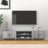 Kép 1/10 - Szürke sonoma színű szerelt fa TV-szekrény 180 x 31,5 x 40 cm