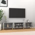 Kép 3/10 - Szürke sonoma színű szerelt fa TV-szekrény 180 x 31,5 x 40 cm