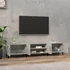 Kép 3/10 - Betonszürke szerelt fa TV-szekrény 180x31,5x40 cm
