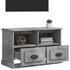 Kép 4/10 - Betonszürke szerelt fa TV-szekrény 80 x 35 x 50 cm
