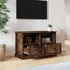 Kép 3/10 - Füstös tölgy színű szerelt fa TV-szekrény 80 x 35 x 50 cm