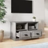 Kép 3/10 - Szürke sonoma színű szerelt fa TV-szekrény 80 x 35 x 50 cm