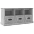 Kép 2/11 - Betonszürke szerelt fa TV-szekrény 100x35x50 cm