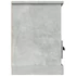 Kép 8/11 - Betonszürke szerelt fa TV-szekrény 100x35x50 cm