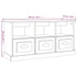 Kép 10/11 - Betonszürke szerelt fa TV-szekrény 100x35x50 cm