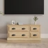 Kép 1/10 - Sonoma tölgyszínű szerelt fa TV-szekrény 100x35,5x45 cm