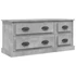 Kép 2/10 - Betonszürke szerelt fa TV-szekrény 100 x 35,5 x 45 cm