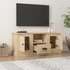 Kép 3/10 - Sonoma tölgy színű szerelt fa fali TV-szekrény 100x35,5x45 cm