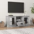 Kép 3/10 - Betonszürke szerelt fa TV-szekrény 100 x 35,5 x 45 cm