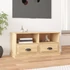 Kép 1/10 - Sonoma tölgy színű szerelt fa fali TV-szekrény 93x35,5x45 cm