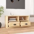 Kép 3/10 - Sonoma tölgy színű szerelt fa fali TV-szekrény 93x35,5x45 cm