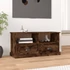Kép 1/10 - Füstös tölgy színű szerelt fa TV-szekrény 93x35,5x45 cm