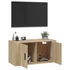 Kép 5/11 - Sonoma tölgy fali TV-szekrény 80 x 34,5 x 40 cm