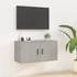 Kép 1/11 - Betonszürke fali TV-szekrény 80x34,5x40 cm