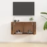 Kép 3/11 - Füstös tölgy színű fali TV-szekrény 80 x 34,5 x 40 cm