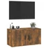 Kép 4/11 - Füstös tölgy színű fali TV-szekrény 80 x 34,5 x 40 cm