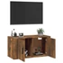 Kép 5/11 - Füstös tölgy színű fali TV-szekrény 80 x 34,5 x 40 cm