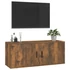Kép 4/11 - Füstös tölgy színű fali TV-szekrény 100x34,5x40 cm