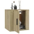 Kép 3/11 - 2 db sonoma tölgy fali TV-szekrény 40x34,5x40 cm