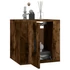 Kép 3/11 - 2 db füstös tölgy falra szerelhető TV-szekrény 40x34,5x40 cm
