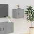 Kép 4/11 - 2 db szürke sonoma falra szerelhető TV-szekrény 40x34,5x40 cm