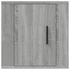 Kép 6/11 - 2 db szürke sonoma falra szerelhető TV-szekrény 40x34,5x40 cm
