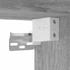 Kép 10/11 - 2 db szürke sonoma falra szerelhető TV-szekrény 40x34,5x40 cm