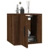 Kép 3/11 - 2 db barna tölgy falra szerelhető TV-szekrény 40x34,5x40 cm