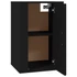 Kép 8/11 - 2 db fekete falra szerelhető TV-szekrény 40 x 34,5 x 60 cm