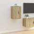 Kép 4/11 - 2 db sonoma tölgy fali TV-szekrény 40x34,5x60 cm