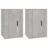Kép 2/11 - 2 db betonszürke fali TV-szekrény 40x34,5x60 cm