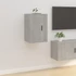 Kép 4/11 - 2 db betonszürke fali TV-szekrény 40x34,5x60 cm