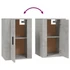 Kép 9/11 - 2 db betonszürke fali TV-szekrény 40x34,5x60 cm