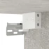 Kép 10/11 - 2 db betonszürke fali TV-szekrény 40x34,5x60 cm