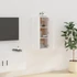 Kép 1/11 - Magasfényű fehér fali TV-szekrény 40x34,5x80 cm
