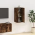 Kép 4/11 - Füstös tölgy színű fali TV-szekrény 40x34,5x80 cm