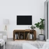 Kép 3/9 - Füstös tölgy színű szerelt fa TV-szekrény 100 x 35 x 40 cm