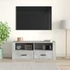 Kép 3/10 - Betonszürke szerelt fa TV-szekrény 100x35x40 cm