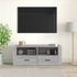 Kép 3/10 - Szürke sonoma színű szerelt fa TV-szekrény 100 x 35 x 40 cm