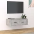 Kép 1/11 - Betonszürke szerelt fa függő TV-szekrény 80 x 36 x 25 cm