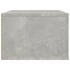 Kép 8/11 - Betonszürke szerelt fa függő TV-szekrény 80 x 36 x 25 cm