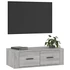 Kép 4/10 - Szürke sonoma színű szerelt fa függő TV-szekrény 80x36x25 cm
