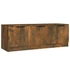 Kép 2/10 - Füstös tölgy színű szerelt fa TV-szekrény 102 x 35 x 36,5 cm