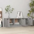 Kép 3/10 - Szürke sonoma színű szerelt fa TV-szekrény 102 x 35 x 36,5 cm