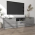 Kép 3/7 - Szürke sonoma színű szerelt fa TV-szekrény 140 x 35 x 40 cm
