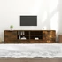 Kép 1/10 - 2 db füstös tölgy színű szerelt fa TV-szekrény 80x35x36,5 cm