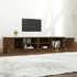 Kép 3/10 - 2 db füstös tölgy színű szerelt fa TV-szekrény 80x35x36,5 cm
