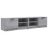 Kép 2/10 - 2 db szürke sonoma színű szerelt fa TV-szekrény 80x35x36,5 cm