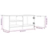 Kép 10/10 - 2 db szürke sonoma színű szerelt fa TV-szekrény 80x35x36,5 cm