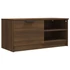 Kép 6/10 - 2 db barna tölgy színű szerelt fa TV-szekrény 80x35x36,5 cm